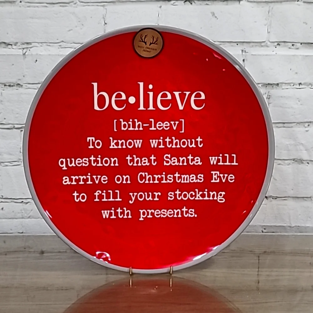 Well Made Home Decorative Holiday/Christmas Melamine 